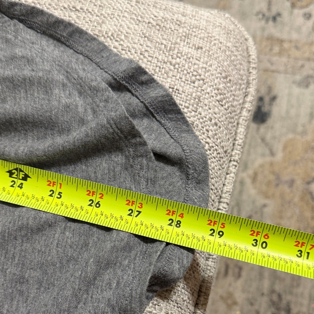 Charcoal Gray Button Down Shirt Plus Size 2X Cotton Lightweight Casual - Picture 5 of 10